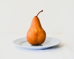 Brown pear